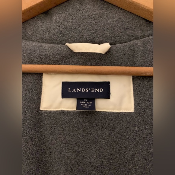 Not For Sale -Lands End Womens 2x Winter White Coat NWOT - Picture 6 of 13